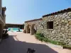 Exterieurs de la vente d'une maison d'hôte - gîte - à vendre avec piscine - à Perpignan -  (23).webp
